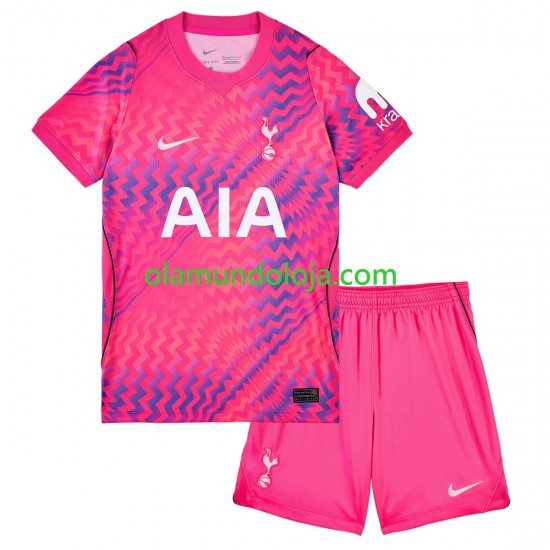 Camisola Tottenham Hotspur Guarda-redes Criança Equipamento Primeiro 2026-2027 Manga Curta